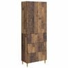 vidaXL Skapsett 2 pcs Gammelt tre 66 x 34,5 x 90 cm Konstruert tre