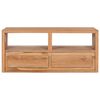 vidaXL TV-benk 90x30x40 cm heltre teak
