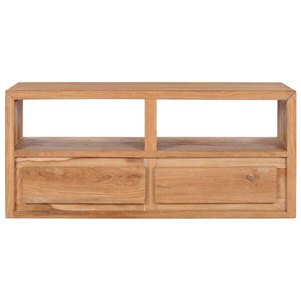 vidaXL TV-benk 90x30x40 cm heltre teak