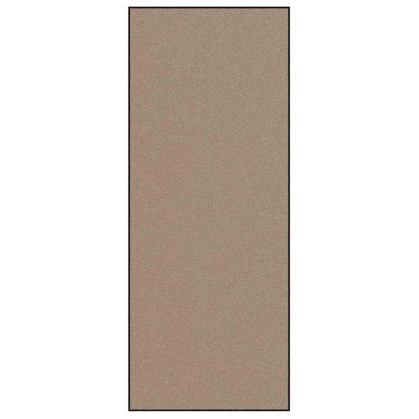 vidaXL D&oslash;rmatte Beige og svart 120 x 300 cm Polypropylen og vinyl
