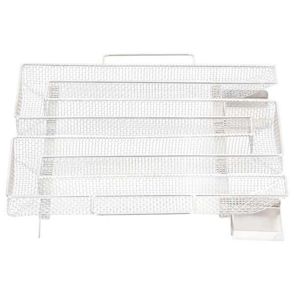 vidaXL Kaldr&oslash;ykgenerator firkantet 22,5 cm rustfritt st&aring;l