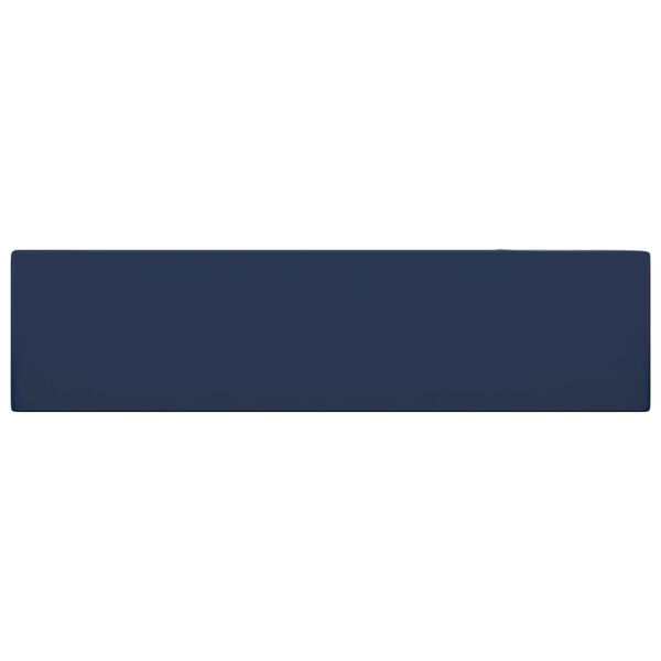 vidaXL Badeservant med overl&oslash;p keramisk m&oslash;rkebl&aring;