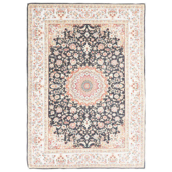 vidaXL Vaskbart og sammenleggbart teppe 140x200cm flerfarget polyester