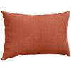 vidaXL Sofaputer 2 pcs Rød oransje 50 x 30 cm Corduroy stoff