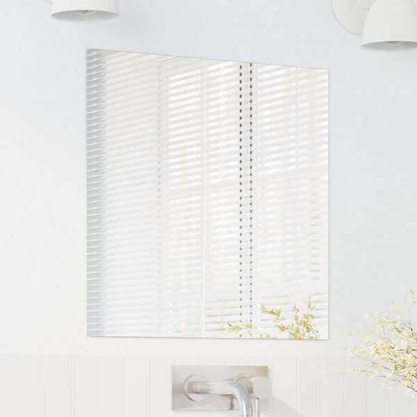 vidaXL Veggspeil Torget 50 x 50 cm herdet glass