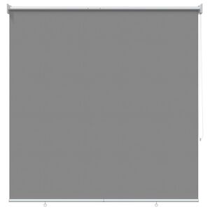 vidaXL Rullegardin UV-beskyttelse Lysegr&aring; 100 x 230 cm Polyester