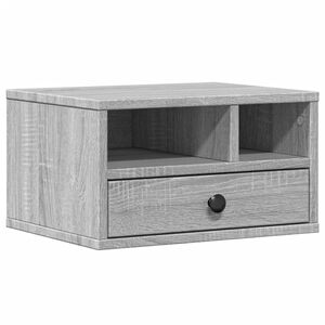 vidaXL Skriverbord gr&aring; sonoma 40x32x22,5 cm konstruert tre