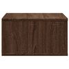 vidaXL Skriverbord brun eik 49x40x22,5 cm konstruert tre
