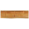 vidaXL Bordplate 110x40x2,5 cm naturlig kant heltre mango
