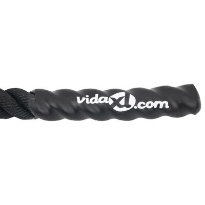 vidaXL Kamptau svart 6 m 4,5 kg polyester