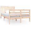 vidaXL Sengeramme 120x190 cm Small Double heltre
