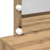 vidaXL Sminkebord Artisan Eik 100 x 40 x 120 cm Konstruert tre