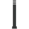 vidaXL Utend&oslash;rs gulvlamper 3 stk svart 80 cm aluminium