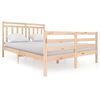 vidaXL Sengeramme heltre 140x200 cm