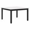 vidaXL Kaffebord Hvit 60 x 60 x 36 cm Massiv furu
