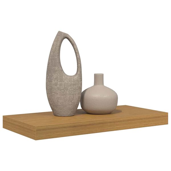 vidaXL Vegghylle Veggmontert Beige 50 x 23 x 4 cm Konstruert tre