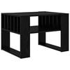 vidaXL Kaffebord Svart Eik 66 x 49,5 x 45 cm Konstruert tre