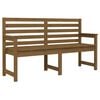 vidaXL Hagebenk honningbrun 159,5x48x91,5 cm heltre furu