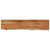 vidaXL Vegghylle 100x20x2,5 cm rektangul&aelig;r heltre akasie naturlig kant