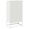 vidaXL Highboard hvit 68x39x123 cm stål