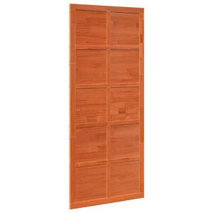 vidaXL L&aring;ved&oslash;r 90 x 2,5 x 208 cm Heltre furu Voksbrun