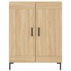 vidaXL Highboard sonoma eik 69,5x34x180 cm konstruert tre
