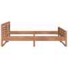 vidaXL Sengeramme heltre teak 180x200 cm