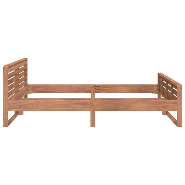 vidaXL Sengeramme heltre teak 180x200 cm