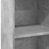 vidaXL Hylle betonggrå 50x41x124 cm konstruert tre