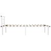 vidaXL Sengeramme hvit metall 100x200 cm