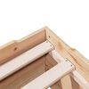 vidaXL Sengeramme uten madrass stablebare 75x190 cm heltre