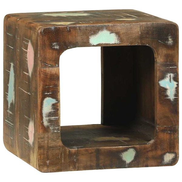 vidaXL TV Enheter 2 pcs Flerfarget 36 x 30 x 36 cm Massiv Reclaim Tre