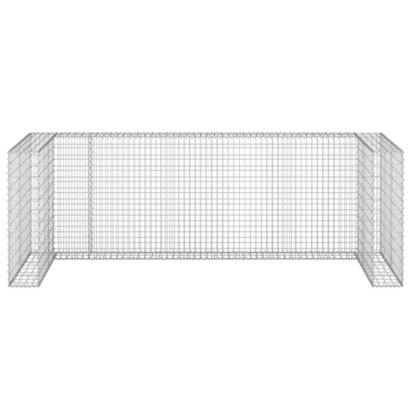 vidaXL Gabion for s&oslash;ppeldunkskur galvanisert st&aring;l 325x100x110 cm