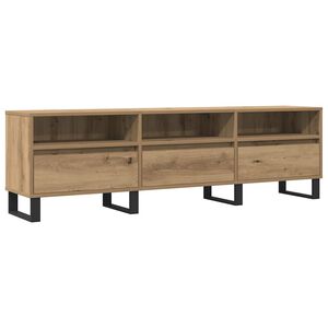 vidaXL TV-benk artisan eik 150x30x44,5 cm konstruert tre