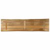 vidaXL Bordplate naturlig kant 180x40x3,8 cm grovt heltre mangotre
