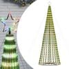 vidaXL LED juletre 688 LEDs Fargerike 300 cm