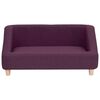 vidaXL Hundesofa burgunder 85x50x39 cm lin