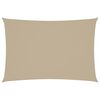 vidaXL Solseil oxfordstoff rektangul&aelig;r 2,5x4,5 m beige
