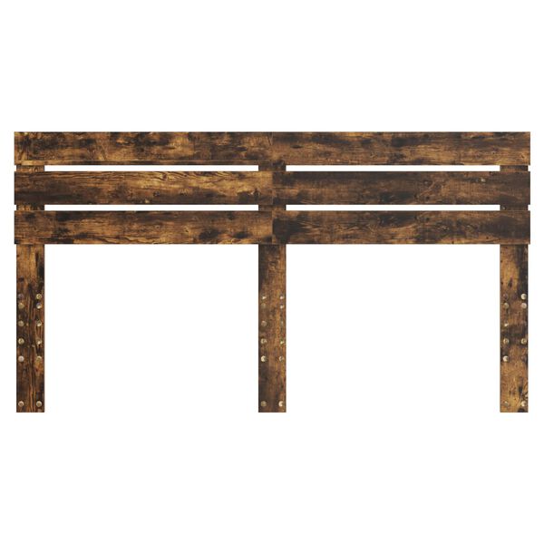 vidaXL Hodegavl R&oslash;kt eik 200 cm Konstruert tre