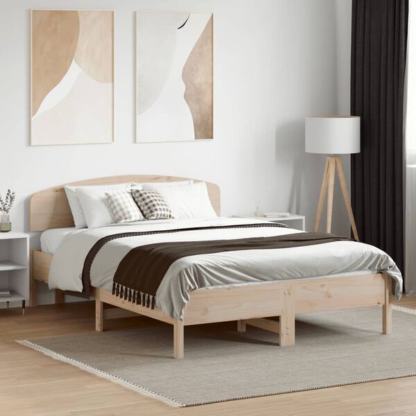 vidaXL Hodegavl 120 cm heltre furu