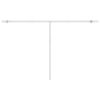 vidaXL Manuell uttrekkbar markise med LED 400x350 cm kremhvit