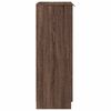 vidaXL Skoskap brun eik 59x35x100 cm konstruert tre