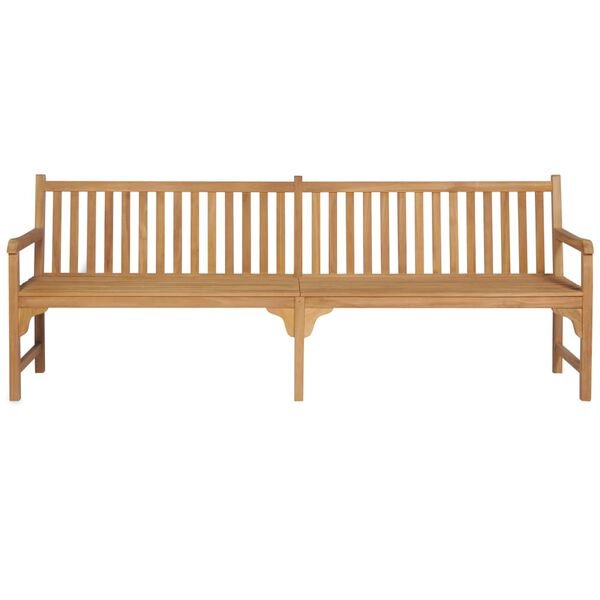 vidaXL Hagebenk 240 cm heltre teak