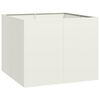 vidaXL Plantekasse hvit 100x100x80 cm st&aring;l