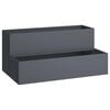 vidaXL Hageblomsterpotte Antrasitt 100 x 60 x 45 cm Kaldvalsest&aring;l