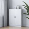 vidaXL Bokhylle hvit 82,5x30,5x115 cm konstruert tre