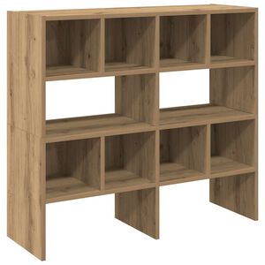 vidaXL Skostativer 2 stk stablebar artisan eik 89,5x30x40 cm