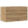 vidaXL Hengende baderomsskap artisan eik 80x38,5x45 cm konstruert tre