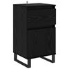 vidaXL Serviesskap Svart eik 35 x 40 x 70 cm Konstruert tre