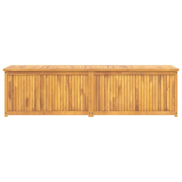 vidaXL Hageboks 200x50x55 cm heltre teak